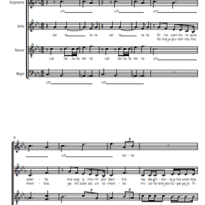 Barro tal vez - SATB