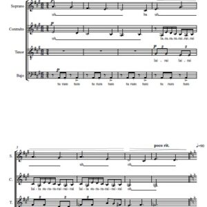 Chaya de la Albahaca - SATB