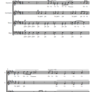 Las Golondrinas - SATB